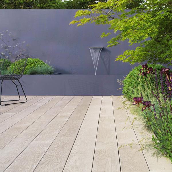 Millboard Decking Enhanced Grain Limed Oak