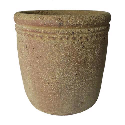 Old Ironstone - Cylinder Round Pot Planter