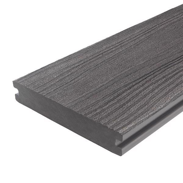 Fiberdeck Decking Harmony Ocean Grey Scalloped 138mm x 23mm