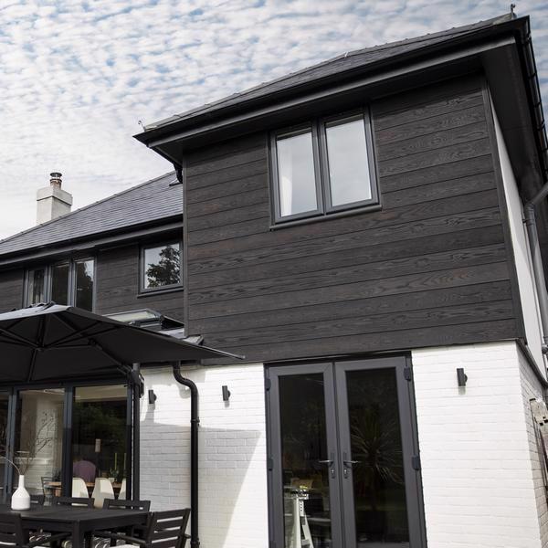Millboard Envello Cladding Shadow Line Burnt Cedar