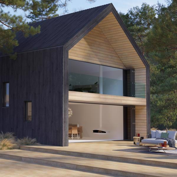 Millboard Envello Cladding Board & Batten Burnt Cedar