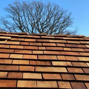 No. 2 Grade Red Label Western Red Cedar Shingles bundle