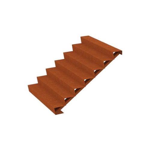 Corten Steel Steps (7 Steps)