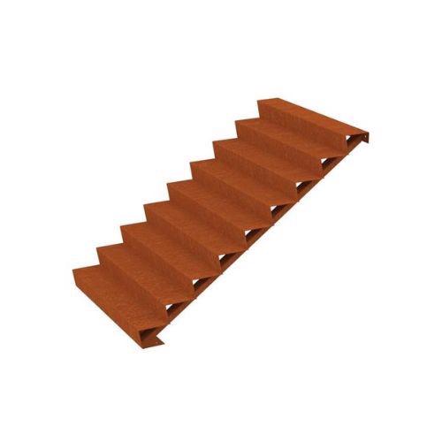 Corten Steel Steps (9 Steps)