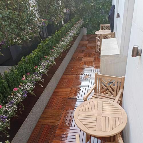 Ipe deck tile 500 x 500 x 30mm