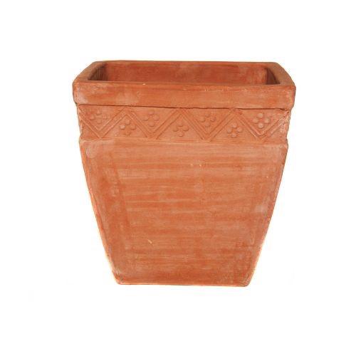 Terracini - Heritage Collection - Duchess Cube Box Planter - Terracotta