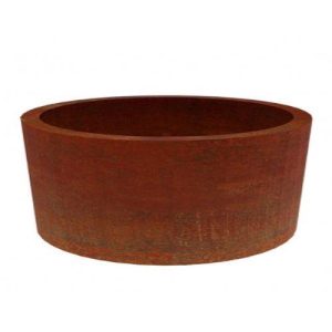 Corten Steel - Cylindro Low Cylinder Round Pot Planter **SALE** 25%