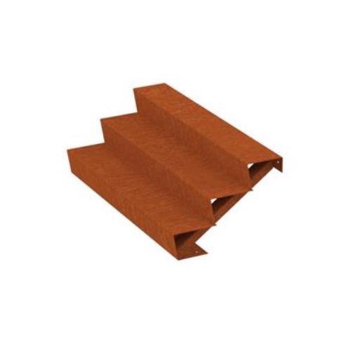 Corten Steel Steps (3 Steps)