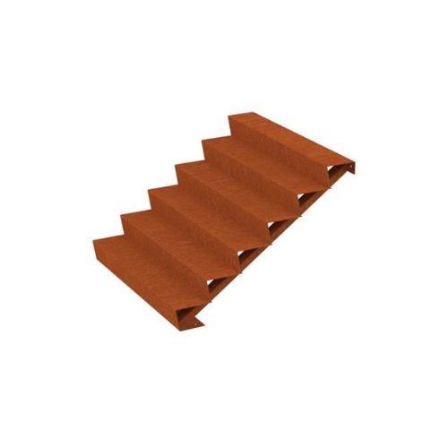 Corten Steel Steps (6 Steps)