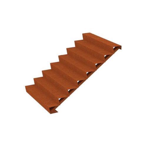 Corten Steel Steps (8 Steps)