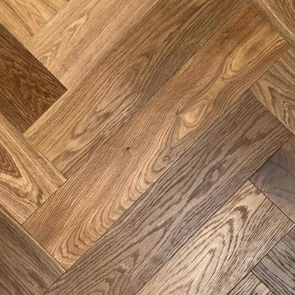 EASTBURY Engineered Oak Herringbone flooring, UV Oiled