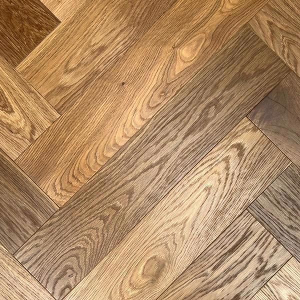 EASTBURY Engineered Oak Herringbone flooring, UV Oiled