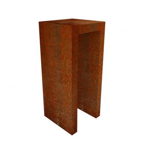 Mensa Corten U-Plinth