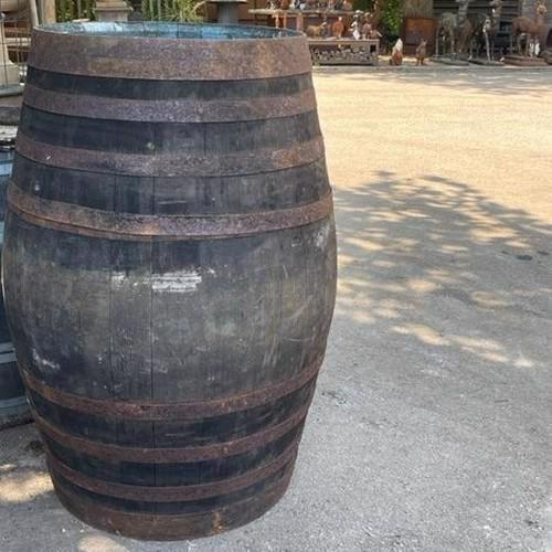Weathered Oak Whisky Puncheon Barrel
