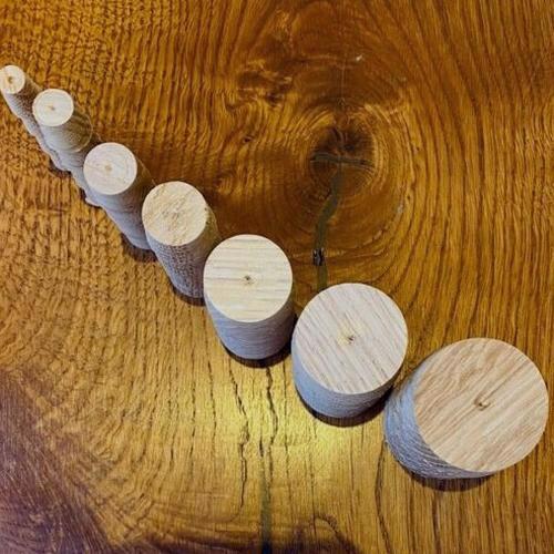 Solid Oak Tapered Plugs