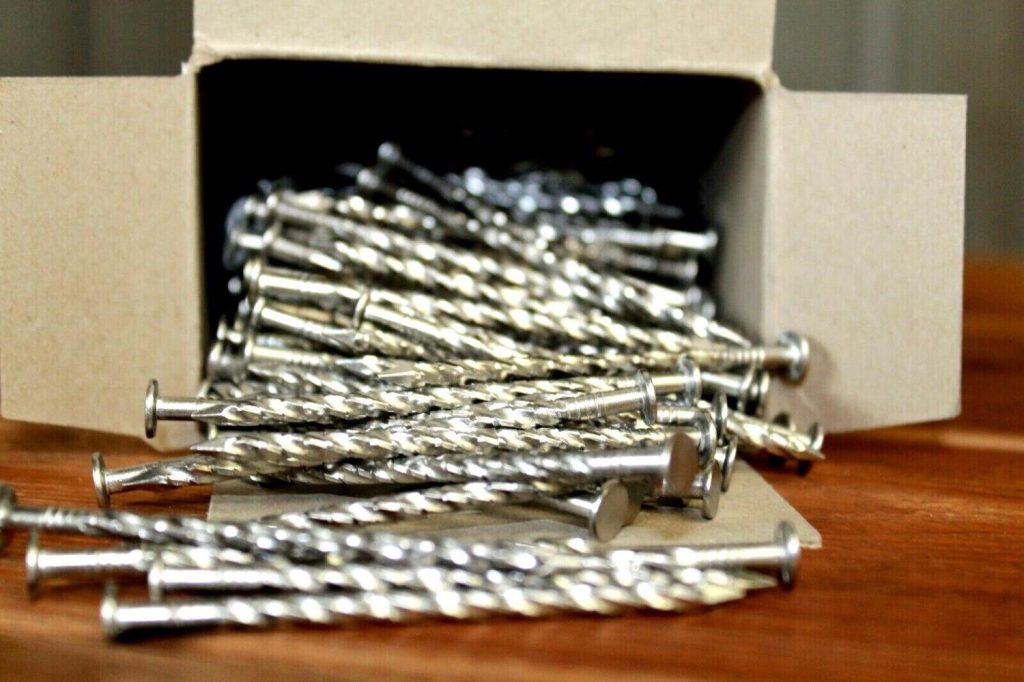 Stainless Steel Ring Shank Nails Round Wood of Mayfield