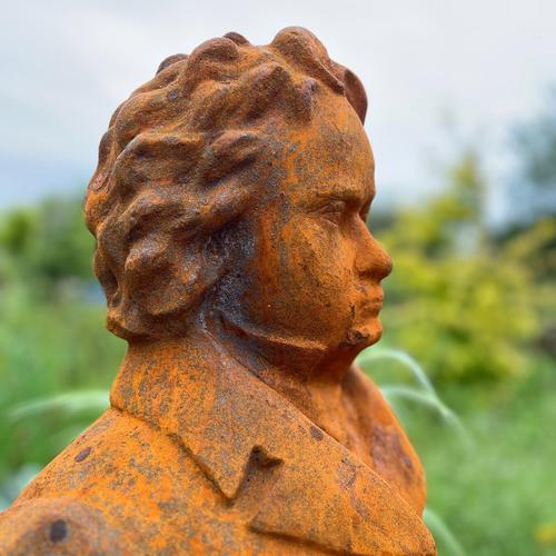 Cast Iron Beethoven Statue