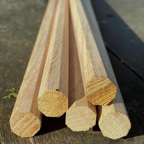 Solid Oak Octagonal Peg Wood Dowel