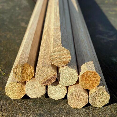 Solid Oak Octagonal Peg Wood Dowel