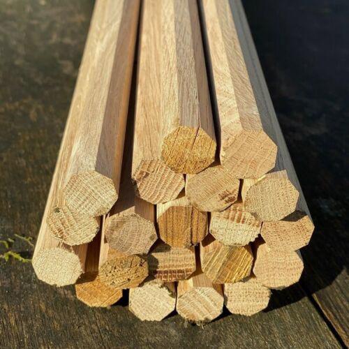 Solid Oak Octagonal Peg Wood Dowel