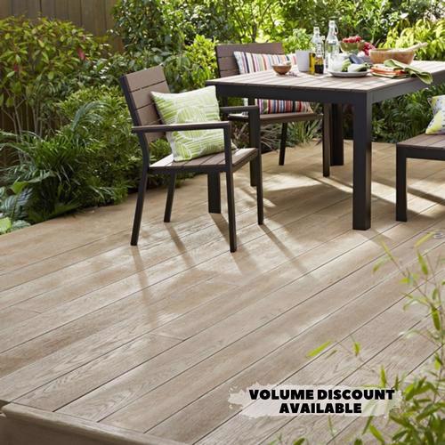 Millboard Decking Enhanced Grain Golden Oak