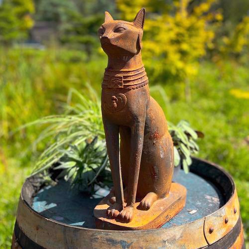 Large Egyptian Cat Statue