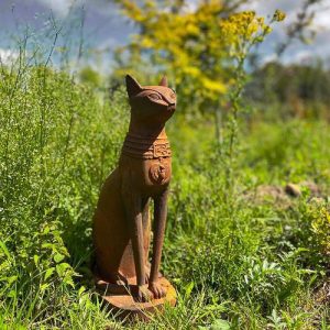 Large Egyptian Cat Statue