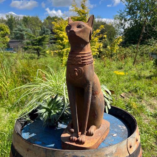 Large Egyptian Cat Statue