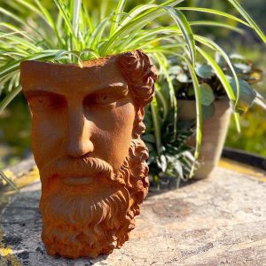 Cast Iron Roman Man Statue
