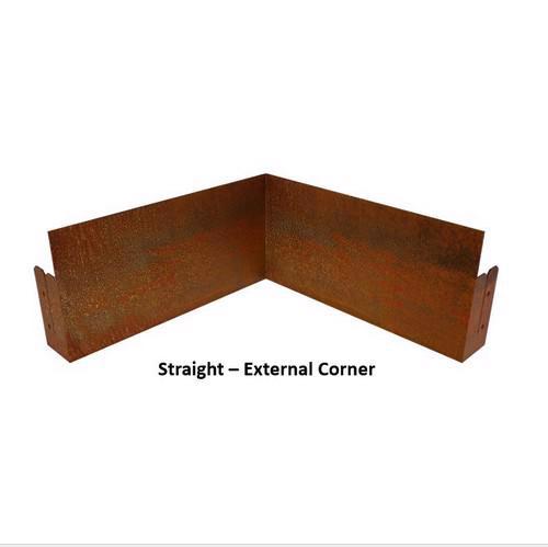 Corten Steel Straight Edging - 290 (H)mm **SALE** 15%