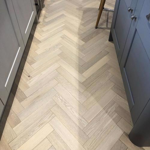 HARVARD Engineered Oak Herringbone flooring, UV Oiled