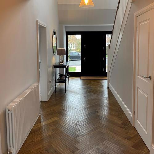 CHATSWORTH Engineered Oak Herringbone flooring, UV Oiled