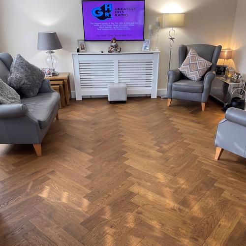 CHATSWORTH Engineered Oak Herringbone flooring, UV Oiled