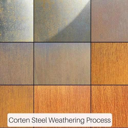 Corten Steel Riple Round Water Table **SALE** 15%