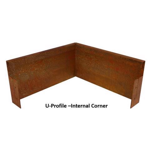 Corten Steel U-Profile Edging - 150 (H)mm **SALE** 15%