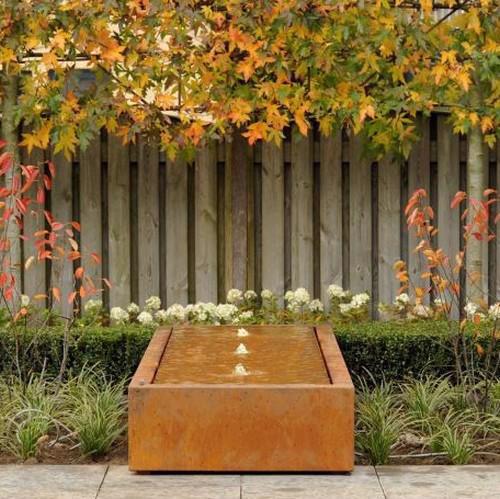 Corten Steel Somni Rectangle Water Table **SALE** 15%