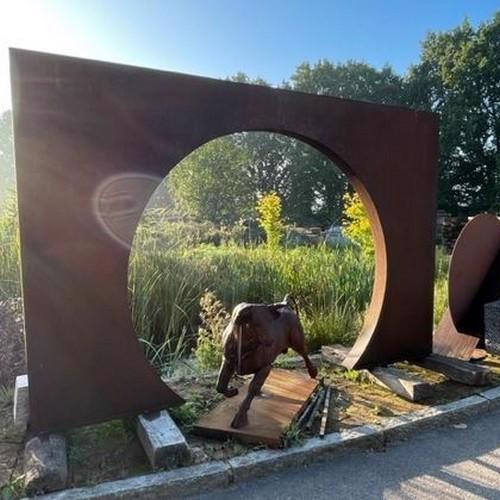 Corten Steel Porta Wall