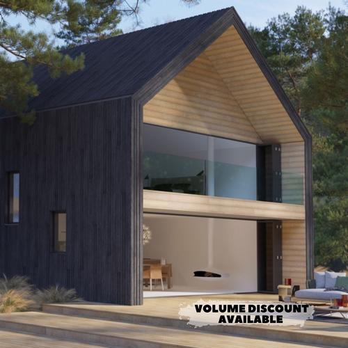Millboard Envello Cladding Board & Batten Burnt Cedar