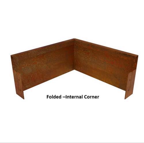 Corten Steel Folded Edging - 150 (H)mm **SALE** 15%