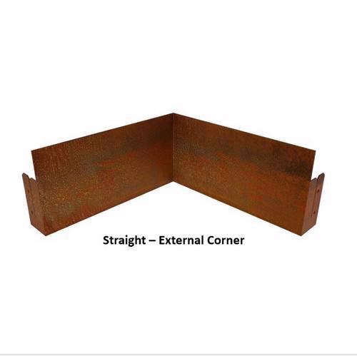 Corten Steel Straight Edging - 150 (H)mm **SALE** 15%
