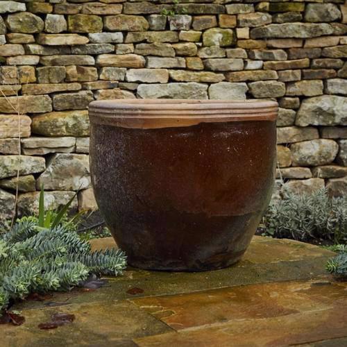 Taiyaun Yakuta Water Jar - Brown