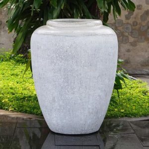 Ishim Vase - Angkor White - 650 Ø x 650 (H)mm