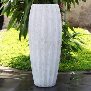 Ta Keo Vase - Angkor White - 950 Ø x 950 (H)mm