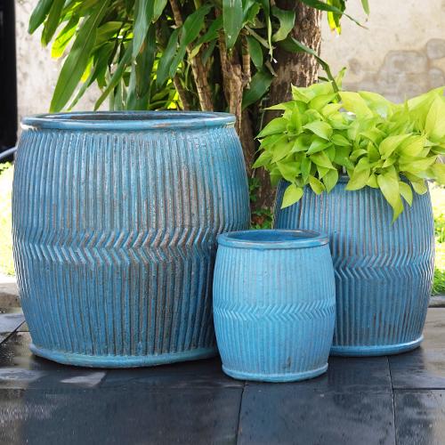 Dunun Pot - Antique Aqua