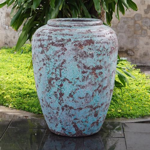 Ishim Vase - Angkor Green Mist - 650 Ø x 650 (H)mm