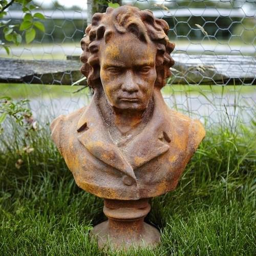 Cast Iron Beethoven Statue