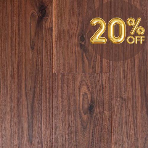 Engineered Walnut flooring - Smooth, Pre-oiled ** BLACK FRIDAY SALE PRICE!! **