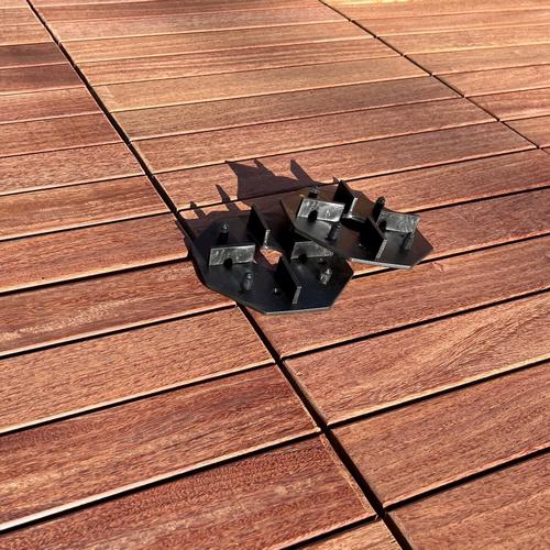 Cumaru deck tile 500 x 500 x 30mm