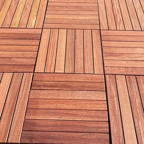 Cumaru deck tile 500 x 500 x 30mm