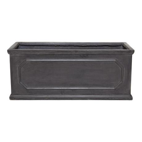 Clayfibre - Chelsea Rectangular Trough Planter - Grey